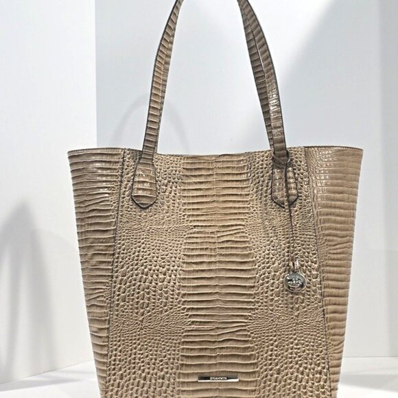 NWT ✅ Brahmin JAYDEN Large Tote (Pyrite La Scala)  ✨NWT, COA, DUST BAG - Picture 1 of 16
